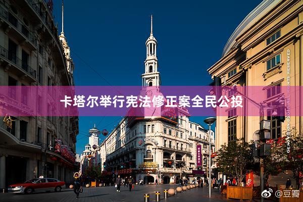 卡塔尔举行宪法修正案全民公投